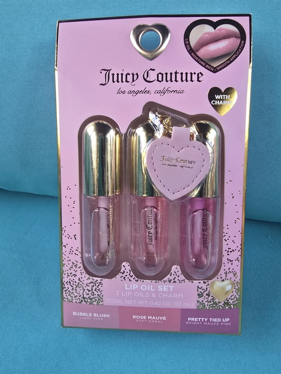 Juicy Couture Other - 4 pc. Juicy Couture Lip Oil & Charm Set